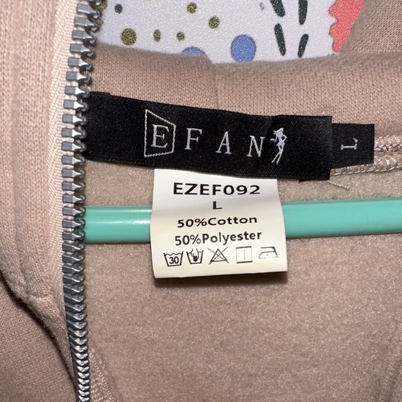 Cozy Tan Women's Hoodie - Picture 2 of 3